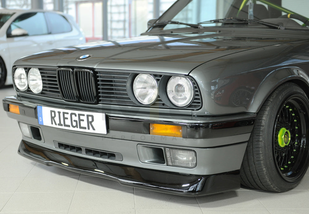 Rieger 00088270 BMW 3 Series E30 Front Splitter 9 | ML Performance UK Car Parts