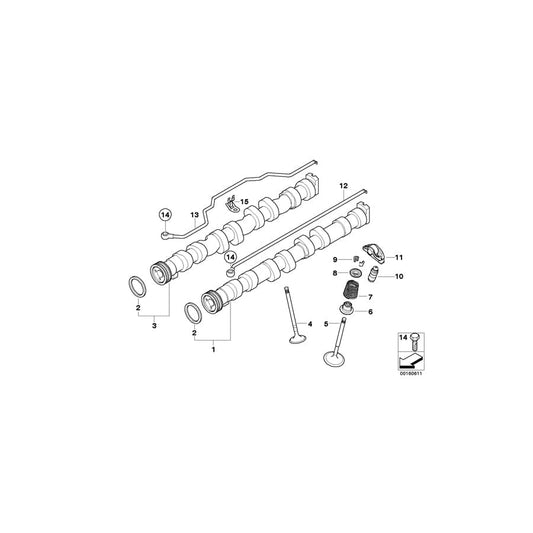 Genuine BMW 11127537055 E81 E87 E93 Oil Spray Tube, Inlet Side (Inc. 116i 2.0, 318i & 116i 1.6) | ML Performance UK Car Parts