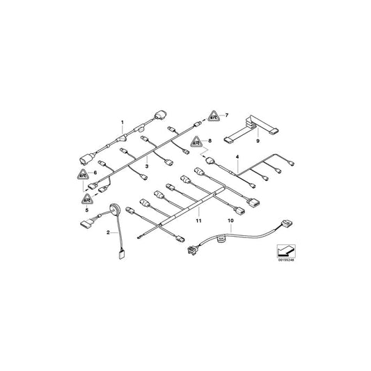 Genuine BMW 61126910381 E65 E66 Cable Set Solar Sensor/Centre Speaker (Inc. 730d, 740i & 760Li) | ML Performance UK