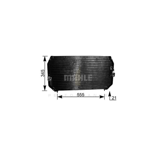 MAHLE ORIGINAL AC 202 000S Air conditioning condenser for TOYOTA CARINA without dryer | ML Performance Car Parts