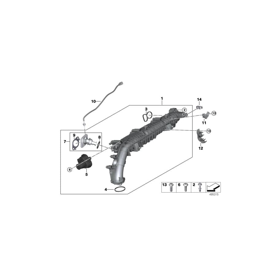 Genuine BMW 11618579879 G05 G01 G15 Profile-Gasket (Inc. 740LdX, 730LdX & 530dX) | ML Performance UK Car Parts