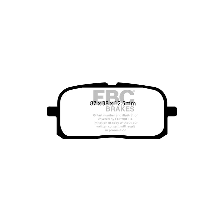 EBC PDKR1009 Toyota Ultimax Rear Brake Pad & Plain Disc Kit (Inc. Paseo & Sera) 2 | ML Performance UK Car Parts