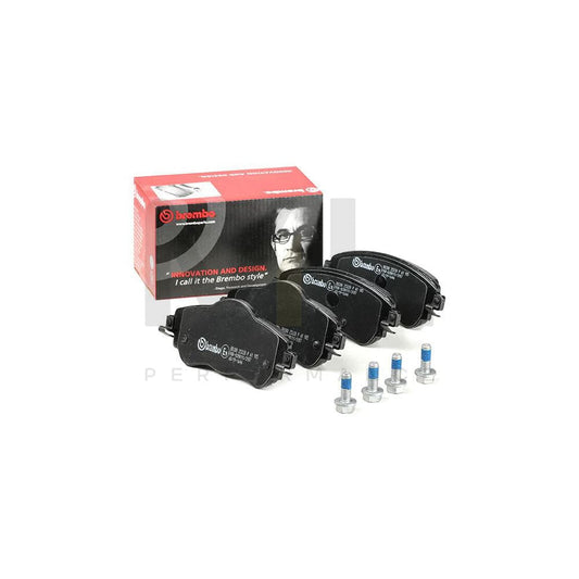 Brembo P 61 105 Brake Pad Set Excl. Wear Warning Contact, With Brake Caliper Screws | ML Performance Car Parts