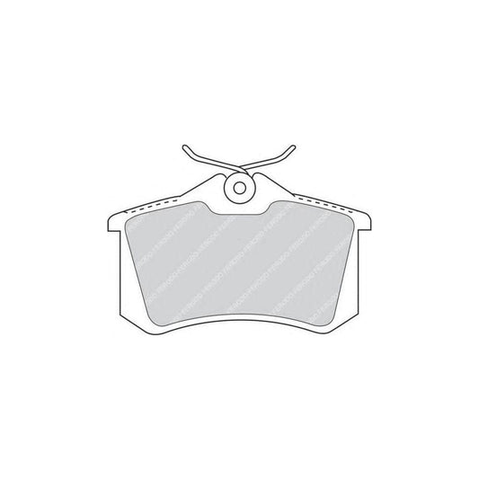 Ferodo Sl Fsl1166 Brake Pad Set With Acoustic Wear Warning | ML Performance Car Parts