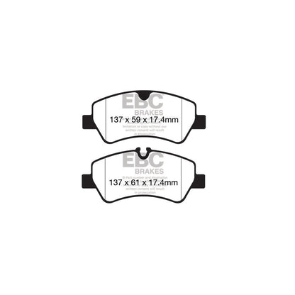 EBC DP42152R Ford Yellowstuff Rear Brake Pads 2 | ML Performance UK Car Parts