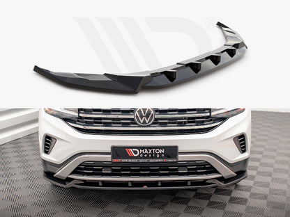 Maxton Design VW-AT-1-CRS-FD1T Front Splitter V.1 VW Atlas Cross Sport (2020-) | ML Performance UK Car Parts