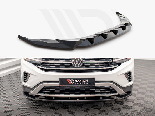 Maxton Design VW-AT-1-CRS-FD1T Front Splitter V.1 VW Atlas Cross Sport (2020-) | ML Performance UK Car Parts