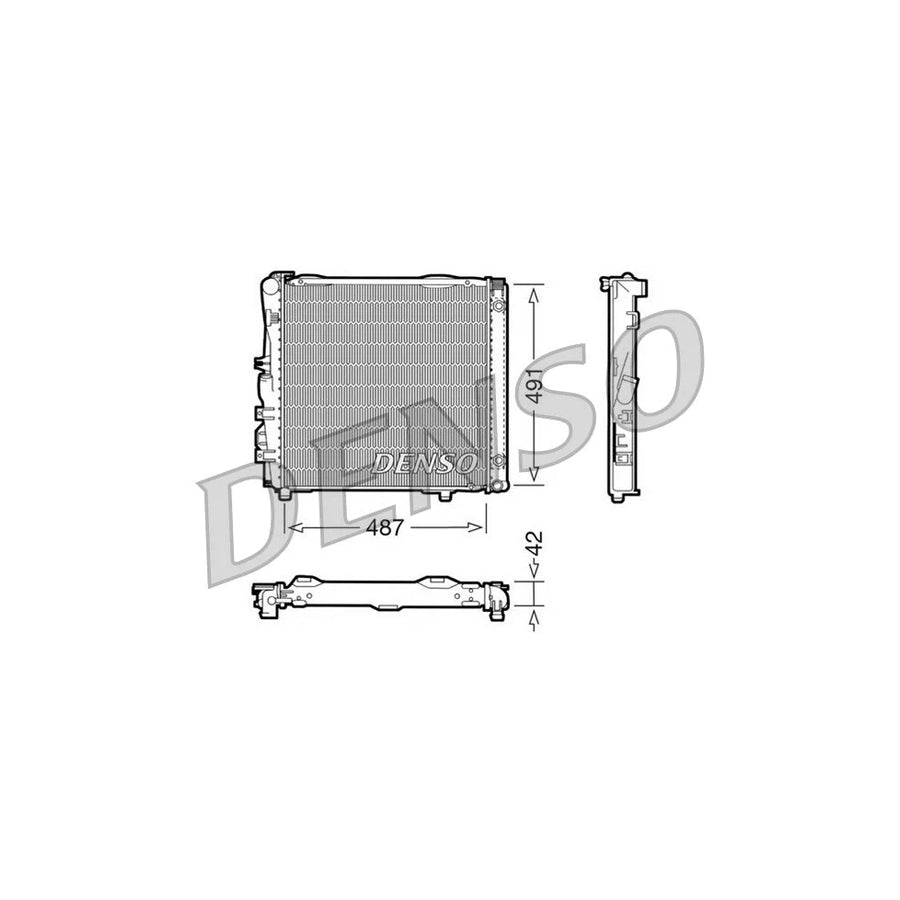Denso DRM17052 Drm17052 Engine Radiator Suitable For Mercedes-Benz S-Class Saloon (W126) | ML Performance UK
