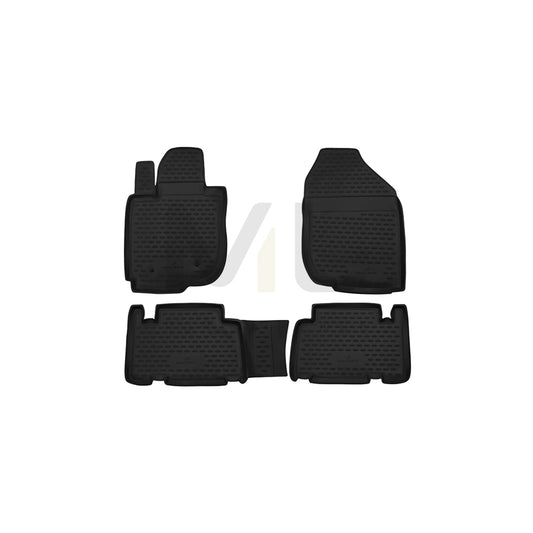 WALSER Tailored, XTR 75126 Floor mat set Elastomer, Front and Rear | ML Performance Car Parts