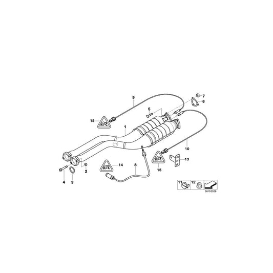 Genuine BMW 11787834704 E85 Temperature Sensor, Exhaust (Inc. Z4 M3.2) | ML Performance UK Car Parts