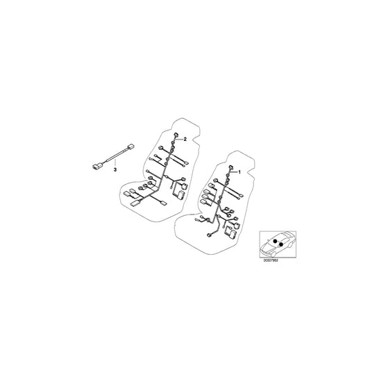 Genuine BMW 61126908571 E39 E38 Wiring Drivers Side (Inc. 540iP, 740iL & 750iL) | ML Performance UK