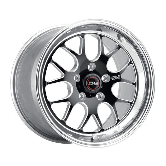 Weld 77MB8100A62A S77 Wheel 18x10 5x4.5 ET18 BS6.2 Black Center - Polished Shell