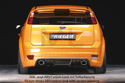 Rieger 00099101 Ford Focus 2 Rear Diffuser 3 | ML Performance UK Car Parts