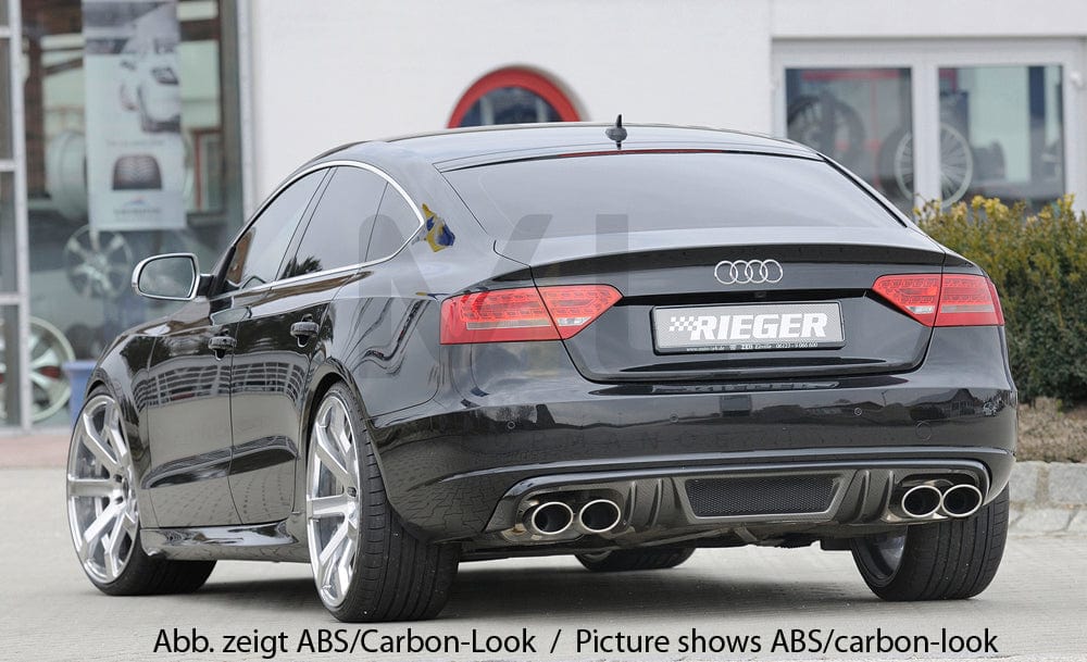 Rieger 00055438 Audi B8 B81 A5 Rear Diffuser 2 | ML Performance UK Car Parts