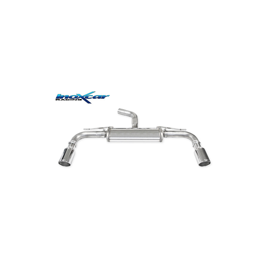 InoXcar WGO.74.XR10 VW Golf 8 Rear Silencer | ML Performance UK Car Parts