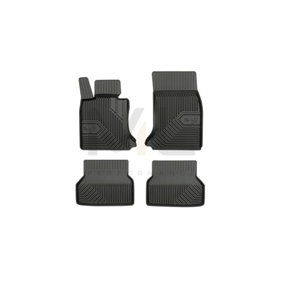 FROGUM Tailored 77407800 Floor mat set for BMW 5 Series Elastomer, Front and Rear, Quantity: 4, Black | ML Performance Car Parts