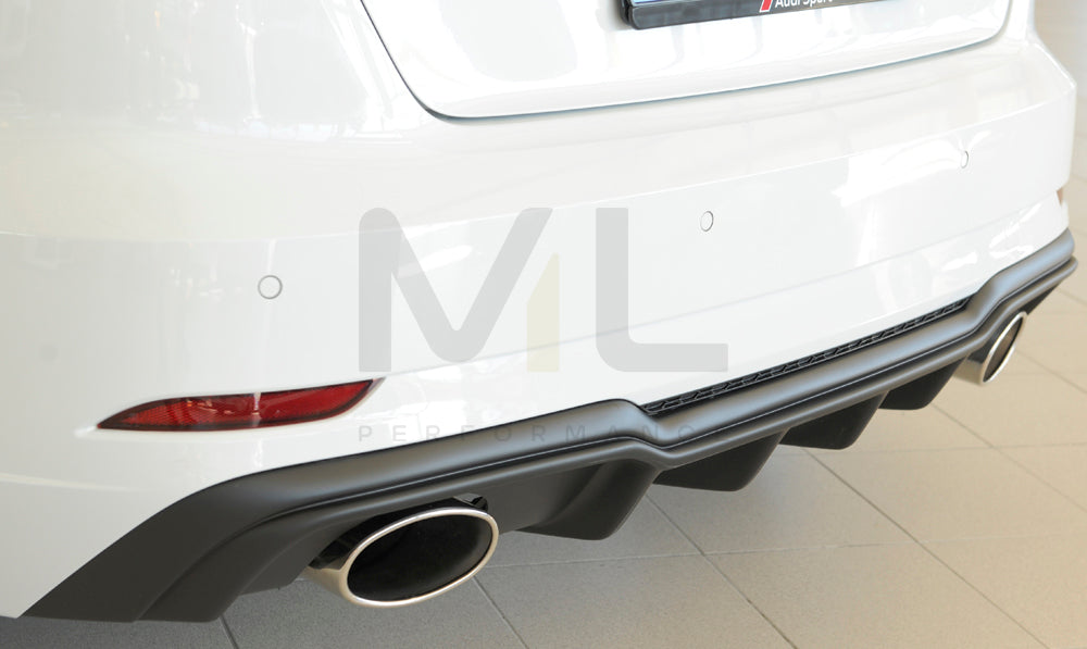 Rieger 00056823 Audi 8V Rear Diffuser (A3 & S3) 3 | ML Performance UK Car Parts