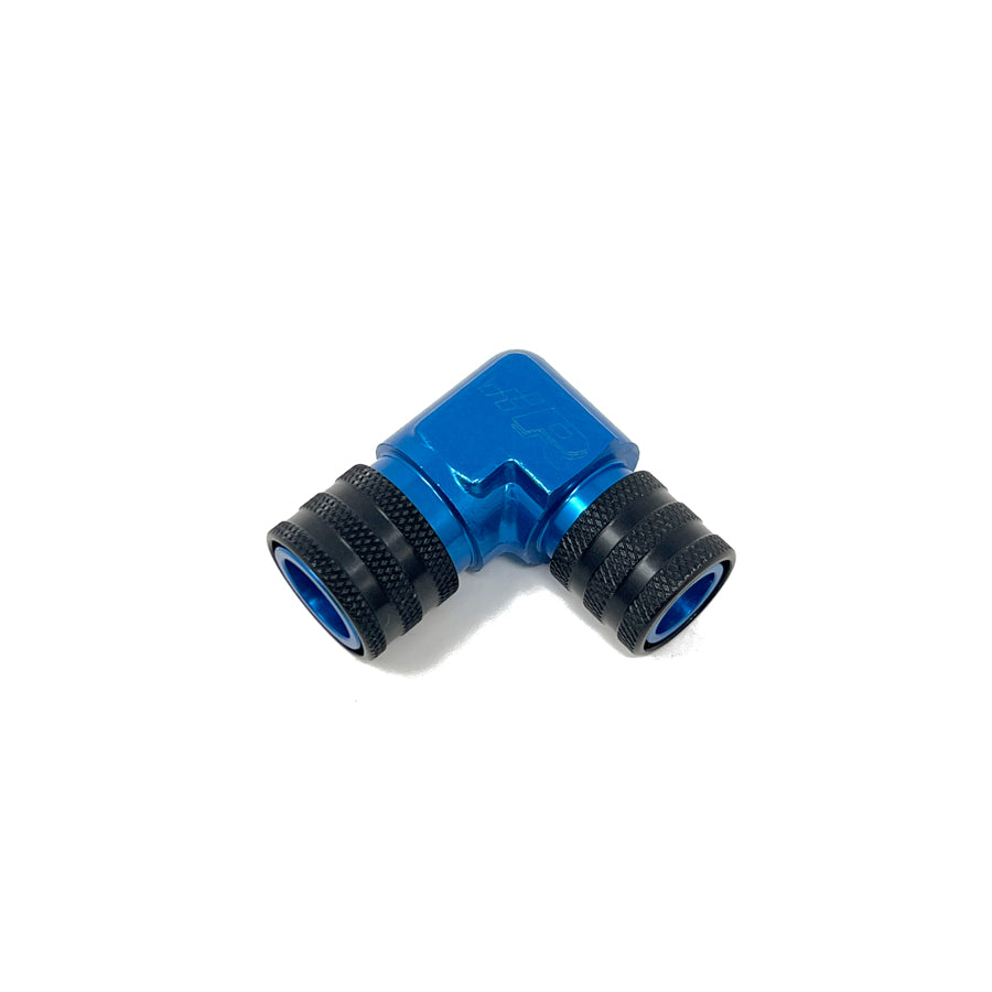 Precision Raceworks 201-0182 Fuel Line Fitting 90 Degree Double Quick Connect 9.89mm to 7.89mm | ML Perfromance UK
