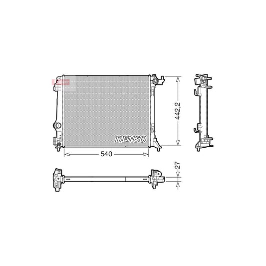 Denso DRM23116 Drm23116 Engine Radiator For Renault Megane Iv Saloon | ML Performance UK