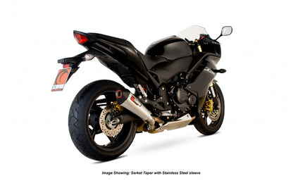 Scorpion RHA153CEO Honda CBR600 F Serket Taper Slip-On - Carbon Fibre Sleeve | ML Performance UK UK