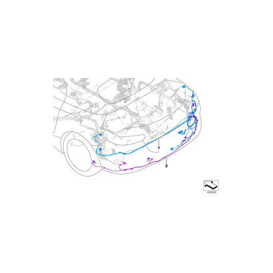 Genuine BMW 61128716567 G29 Set Of Cables, Rear Bumper (Inc. Z4 30i, Z4 M40i & Z4 20i) | ML Performance UK