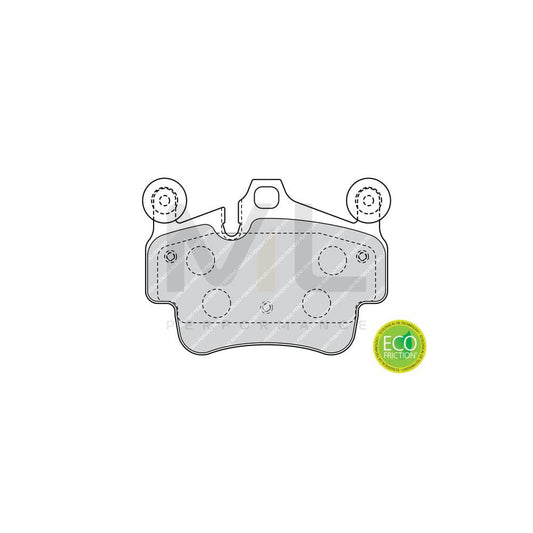 Ferodo Premier Eco Friction Fdb4874 Brake Pad Set Prepared For Wear Indicator, Without Accessories | ML Performance Car Parts