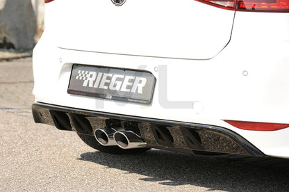 Rieger 00088093 VW Mk7 Golf Rear Diffuser 1 | ML Performance UK Car Parts