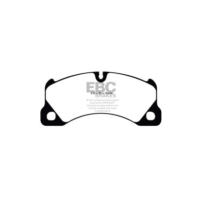 EBC PD04KF723 Porsche VW Cayenne Bluestuff Front Brake Pad & Plain Disc Kit - Brembo Caliper 2 | ML Performance UK Car Parts