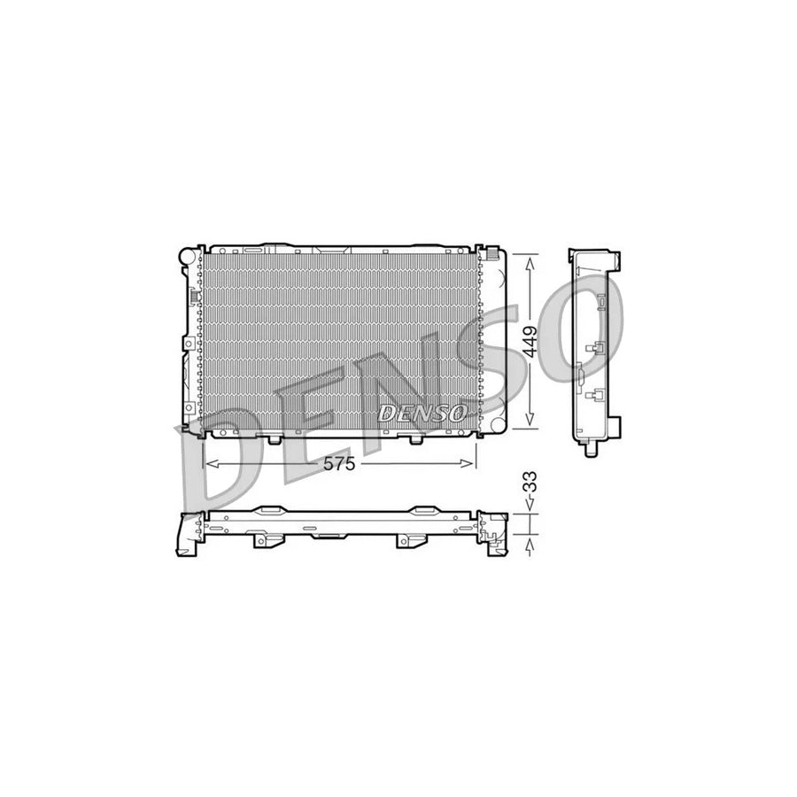 Denso DRM17066 Drm17066 Engine Radiator Suitable For Mercedes-Benz 190 (W201) | ML Performance UK