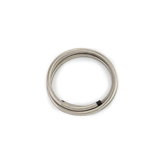 Mishimoto MMSBH-04120-CS 10Ft Stainless Steel Braided Hose w/ -4AN Fittings - Stainless
