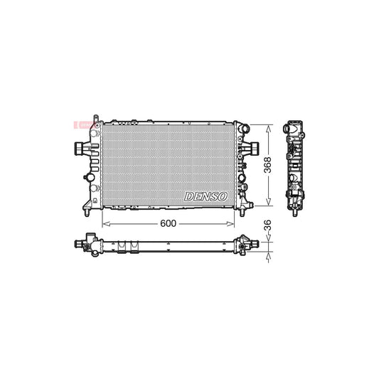 Denso DRM20112 Drm20112 Engine Radiator For Opel Astra | ML Performance UK