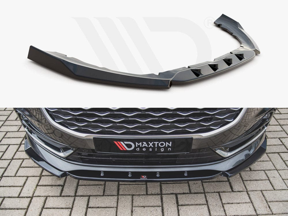 Maxton Design FO-SMAX-2F-FD1T Front Splitter Ford S-Max MK2 Facelift | ML Performance UK Car Parts