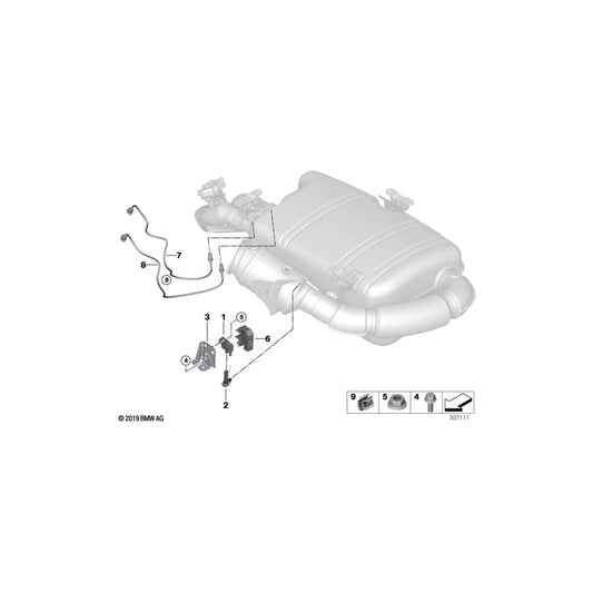 Genuine BMW 11788742711 Temperature Sensor, Exhaust (Inc. i8) | ML Performance UK Car Parts