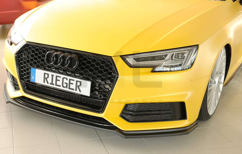 Rieger 00055550 Audi B9 F4 Front Splitter (A4 & S4) 8 | ML Performance UK Car Parts