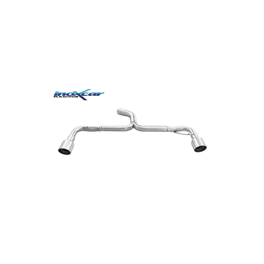 InoXcar WSCI.07.102R VW Scirocco Non-Resonated Rear Exhaust | ML Performance UK Car Parts