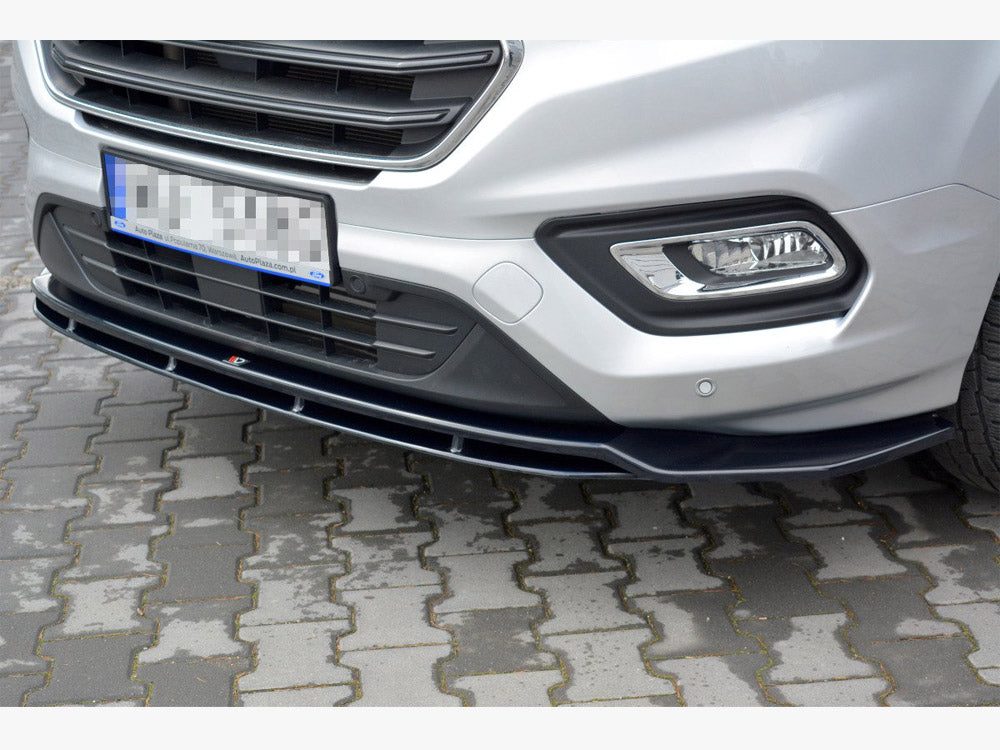 Maxton Design Ford Transit Custom MK 1 Facelift (2018-up) Front Splitter