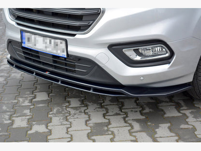 Maxton Design Ford Transit Custom MK 1 Facelift (2018-up) Front Splitter
