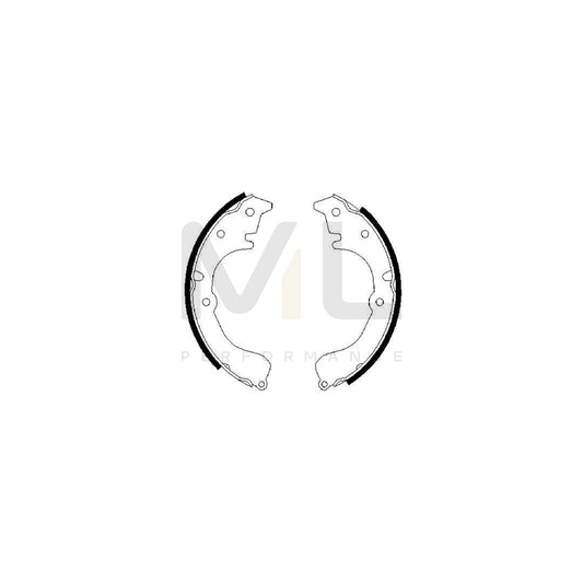 BOSCH 0 986 487 453 Brake Shoe Set | ML Performance Car Parts