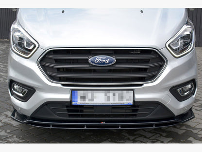 Maxton Design Ford Transit Custom MK 1 Facelift (2018-up) Front Splitter