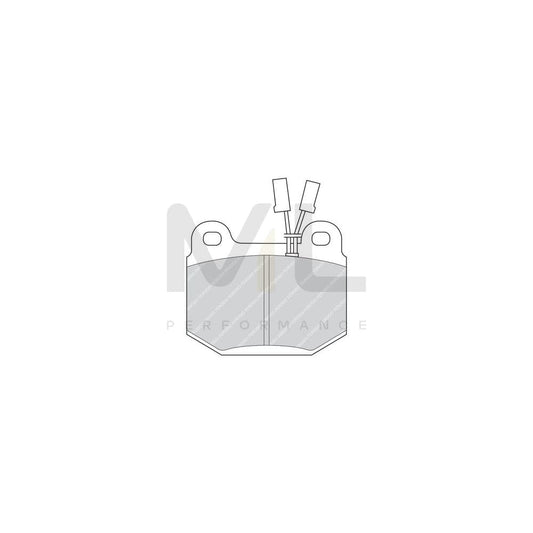 Ferodo Premier Fdb350 Brake Pad Set For Lancia Prisma (831) Incl. Wear Warning Contact | ML Performance Car Parts