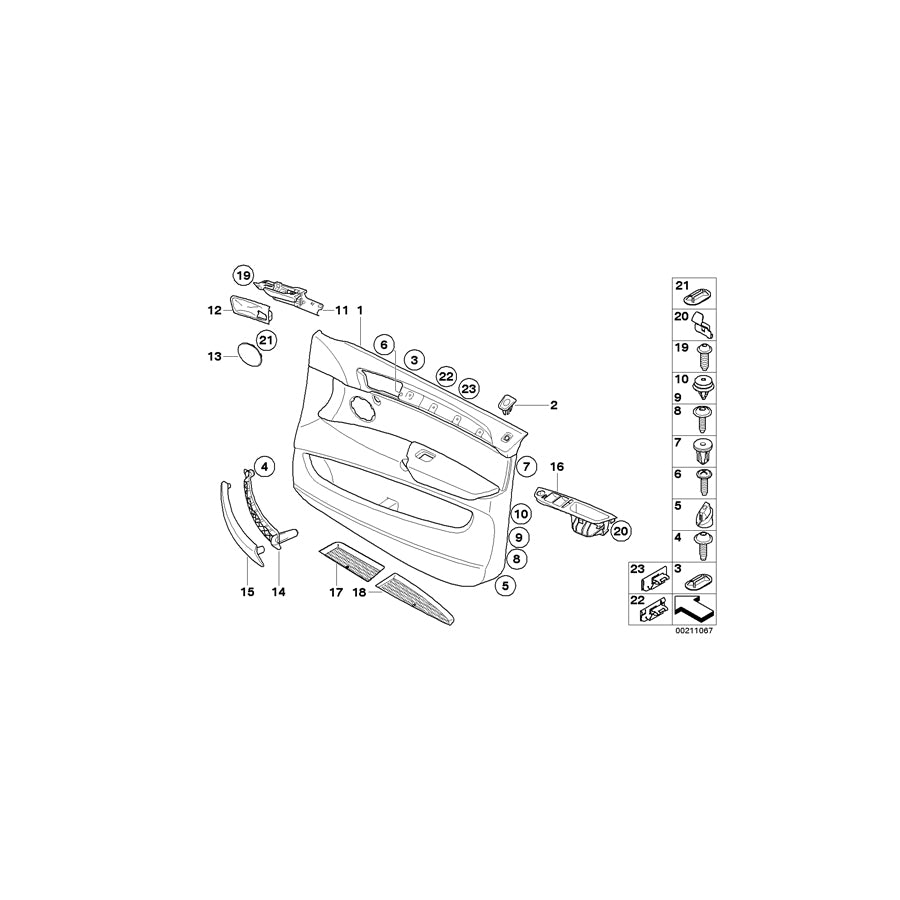 Genuine BMW 51419133442 E71 E72 Trim Cover, Pull Strap, Right CHATEAU (Inc. X6 50iX, X6 35dX & X6 35iX) | ML Performance UK