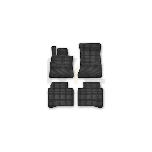 FROGUM Tailored 402508 Floor mat set suitable for MERCEDES-BENZ S-Class Saloon (W222, V222, X222) Elastomer, Front and Rear, Quantity: 4, Black | ML Performance Car Parts