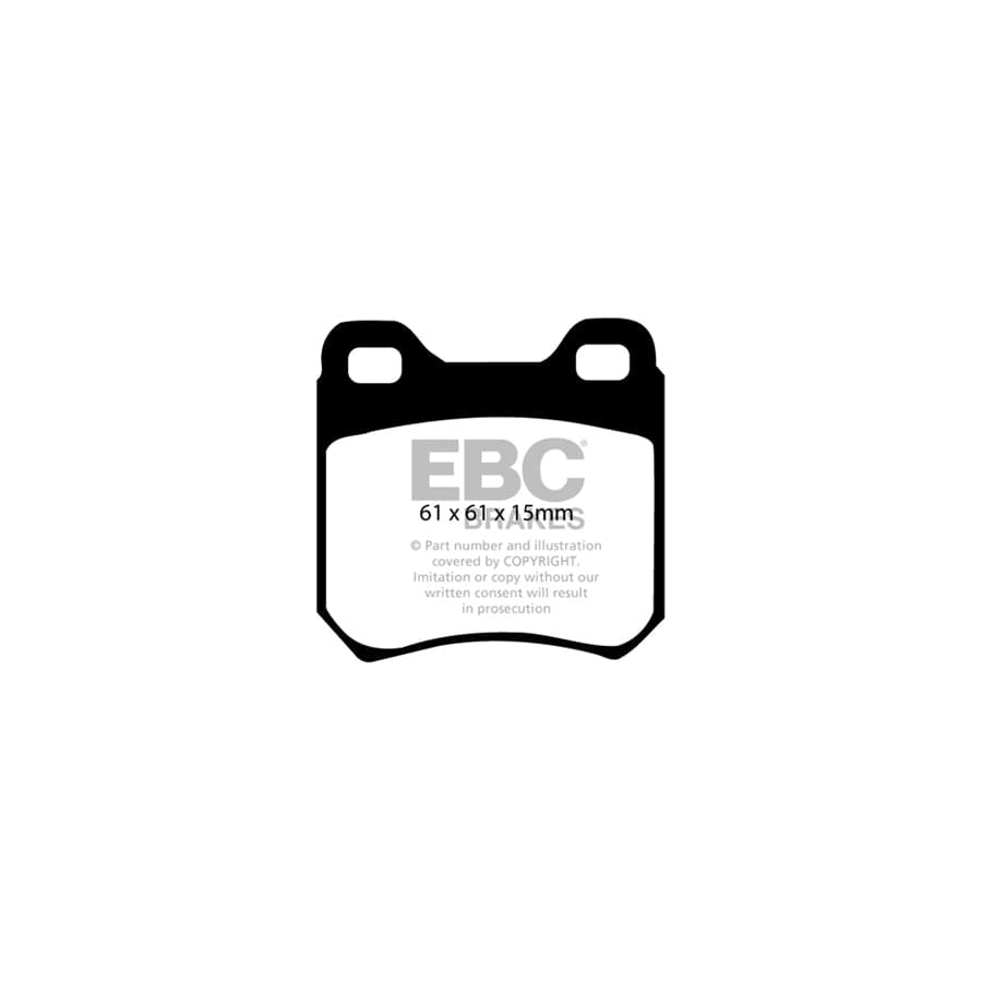 EBC PDKR705 Opel Vauxhall Ultimax Rear Brake Pad & Plain Disc Kit - ATE Caliper (Inc. Omega, Carlton, Senator) 2 | ML Performance UK Car Parts