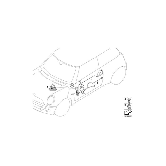 Genuine BMW 61129142408 Clubman R56 Wiring Set Hifi Passenger'S Side (Inc. Cooper d, Cooper D & Cooper S) | ML Performance UK Car Parts