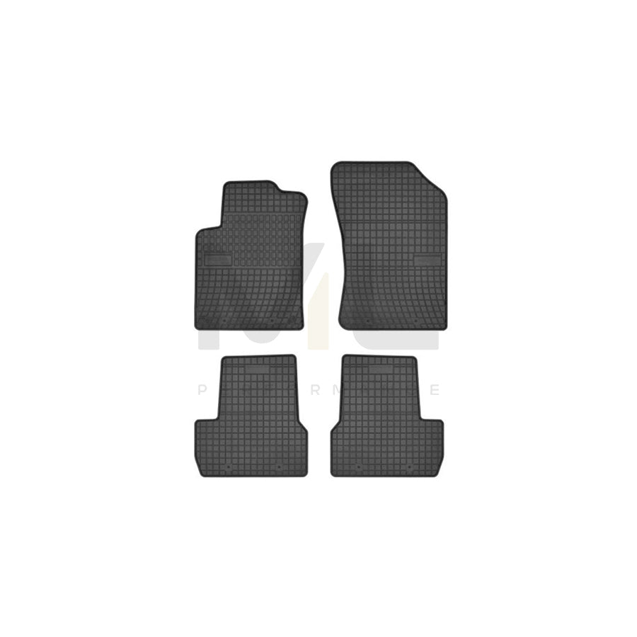 FROGUM Tailored 0642 Floor mat set for CITROﾃ起 C3 II (SC) Elastomer, Front and Rear, Quantity: 4, Black | ML Performance Car Parts