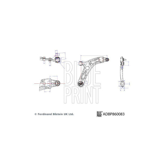 Blue Print ADBP860083 Suspension Arm