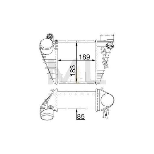 MAHLE ORIGINAL CI 22 000S Intercooler without sensor | ML Performance Car Parts