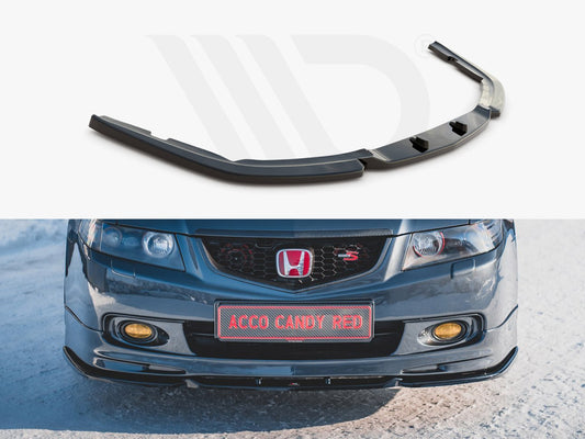 Maxton Design HO-AC-7-TYPE-S-FD3T Front Splitter V.3 Honda ACCord MK7 Type-s (2002-2007) | ML Performance UK Car Parts