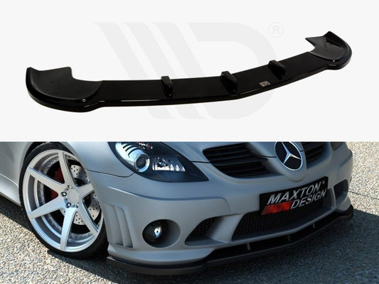Maxton Design ME-SLK-R171-AMG204-FD1T Front Splitter Mercedes Slk Fits | ML Performance UK Car Parts