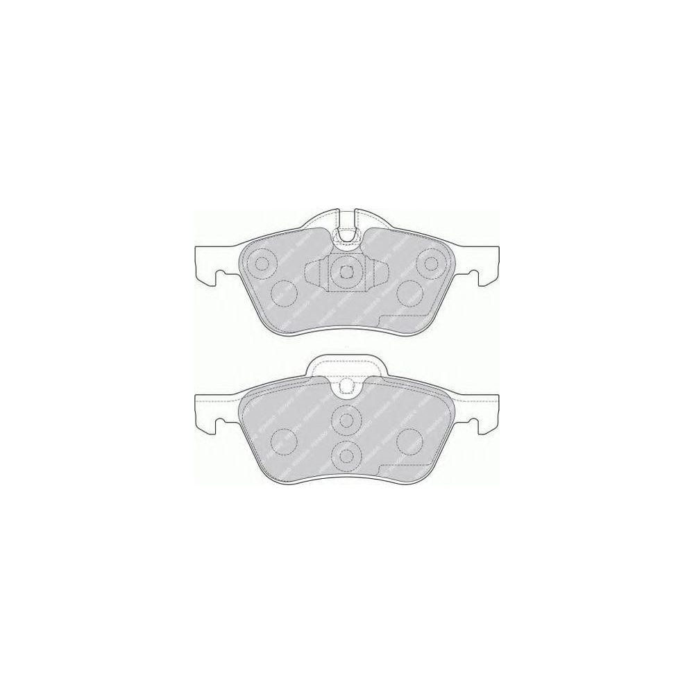 Ferodo Sl Fsl1612 Brake Pad Set Prepared For Wear Indicator | ML Performance Car Parts